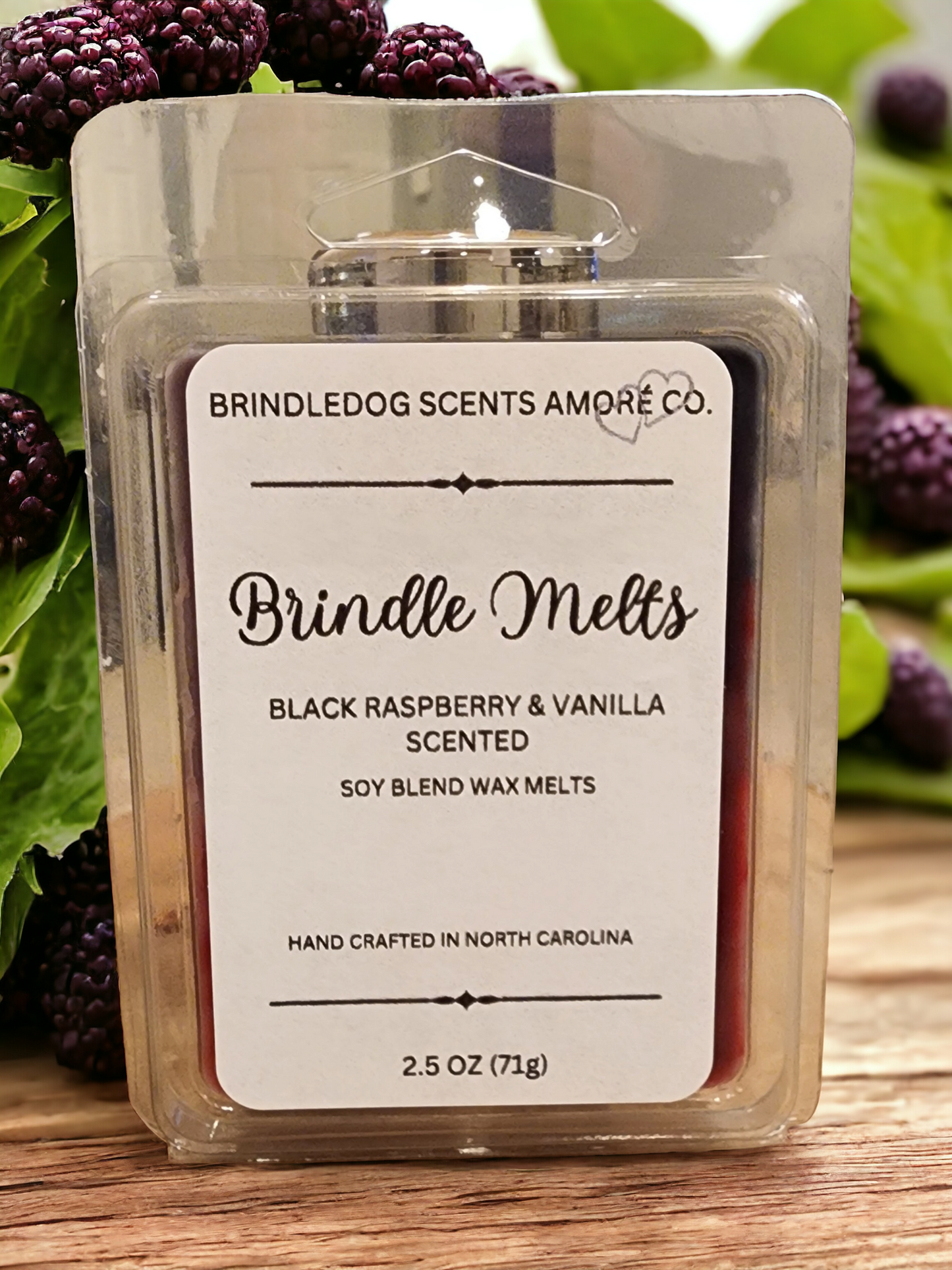 Soy Blended Wax Melts Black Raspberry & Vanilla Scented 2.5 oz