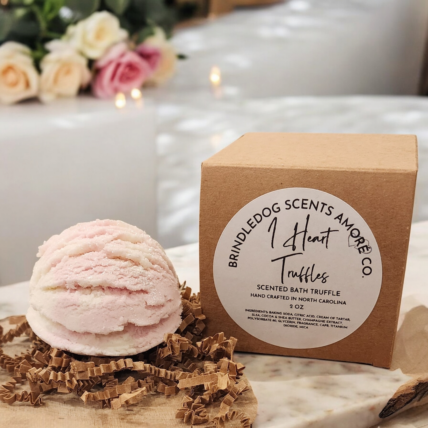 I Heart Truffles- Scented Bath Truffle 2 oz