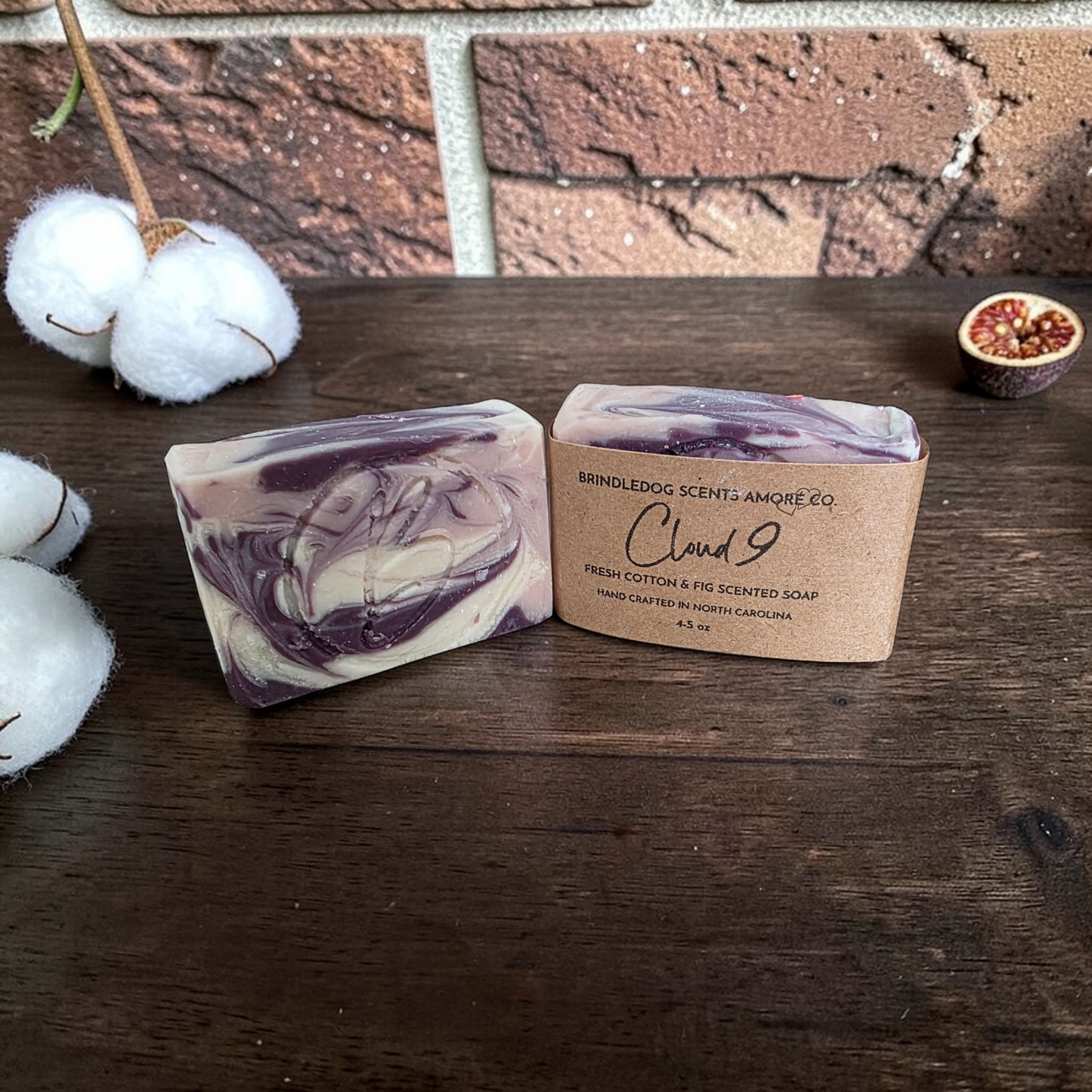 Cloud 9- Fresh Cotton & Fig Scented Soap Bar 4-5 oz