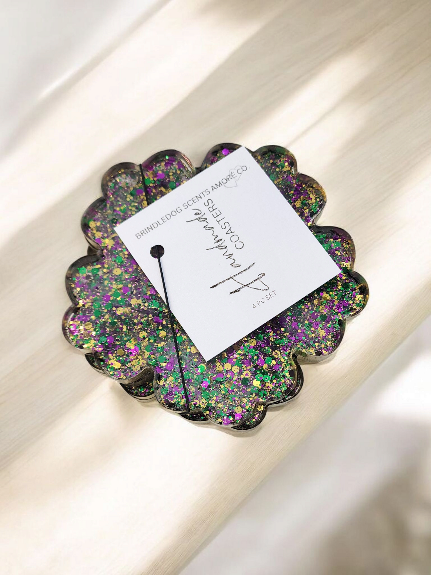 Handmade Coasters 4pc