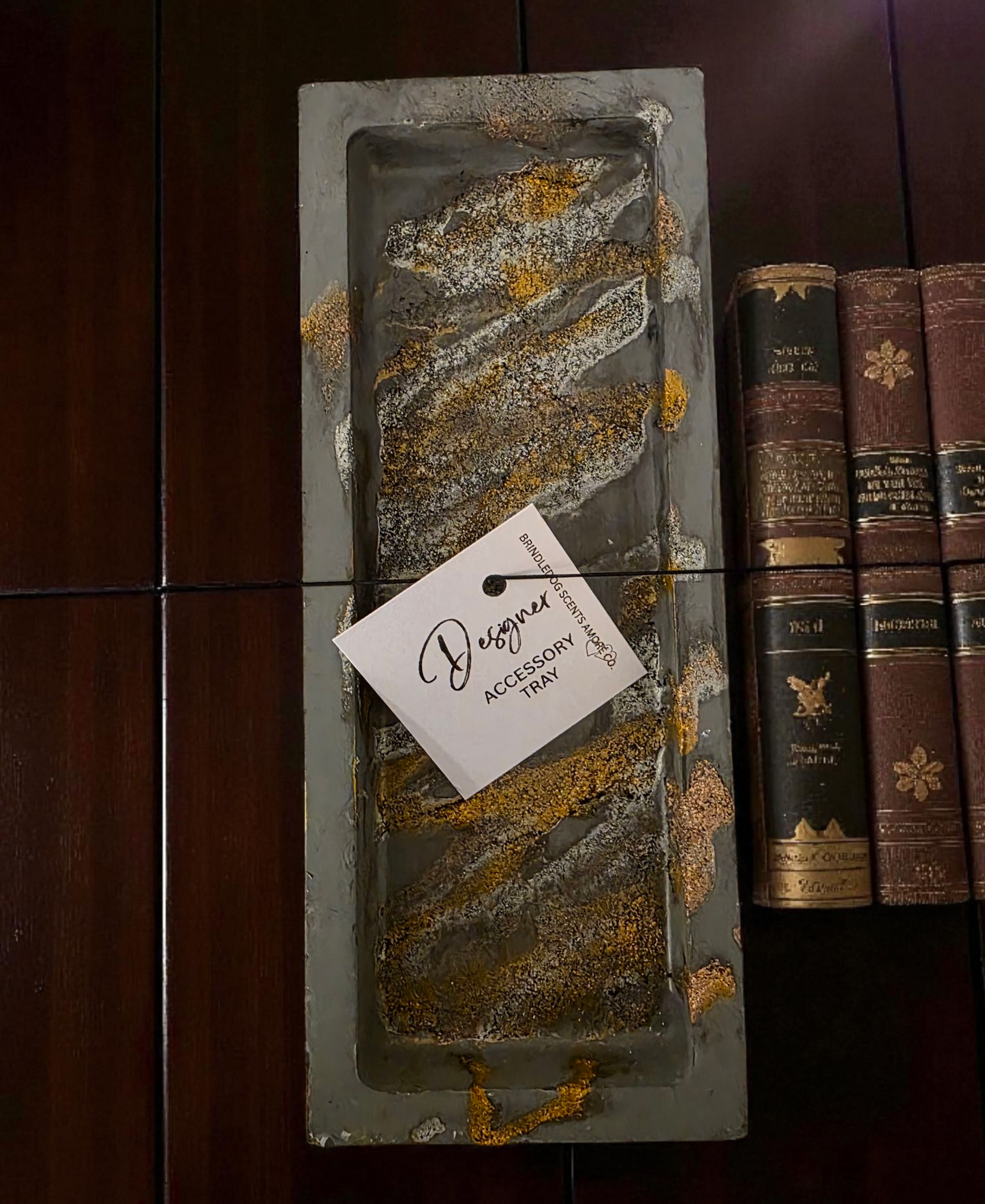 Designer Cement Accessory Tray- Style 001