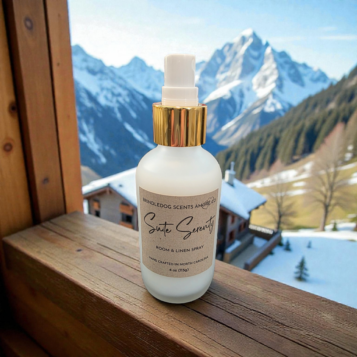 Suite Serenity Room & Linen Spray – 4 oz White Tea Ginger & Lily Scent Home Fragrance Mist for Bedding, Linens & Air Freshener