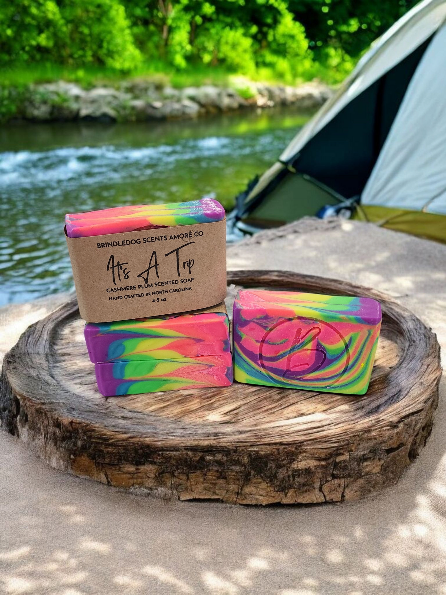 It's A Trip- Cashmere Plum Scented Soap Bar 4-5oz