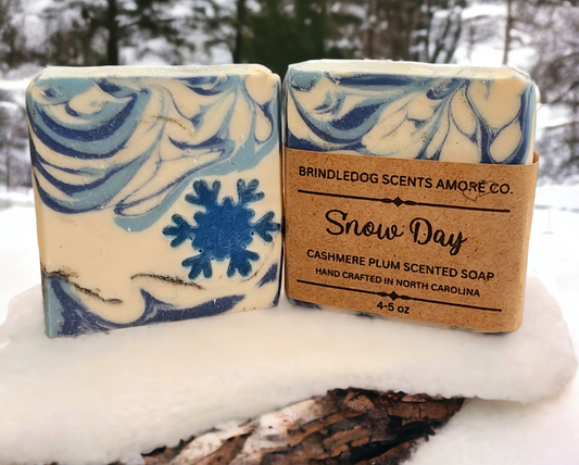 Snow Day- Holiday Scented Soap Bar 4-5 oz