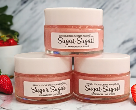 Sugar Sugar! Lip Scrub 1 oz Strawberry Flavor w/ Free Applicator