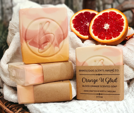 Orange U Glad- Blood Orange Scented Soap Bar 4-5 oz