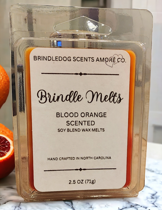 Brindle Melts 2.5 oz Soy Wax Melts Blood Orange Scented