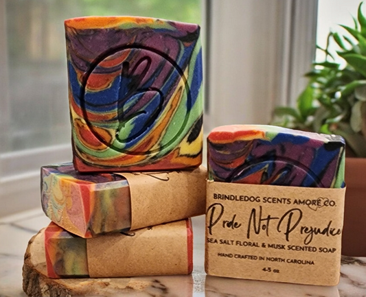 Pride Not Prejudice- Sea Salt Floral& Musk Scented Soap Bar 4- 5 oz