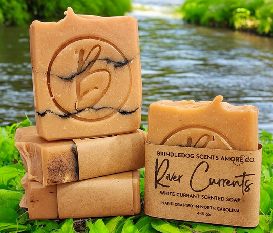 River Currents- Featuring Brazilian Red Clay & Activated Charcoal Scented Soap Bar 4.5 - 5 oz