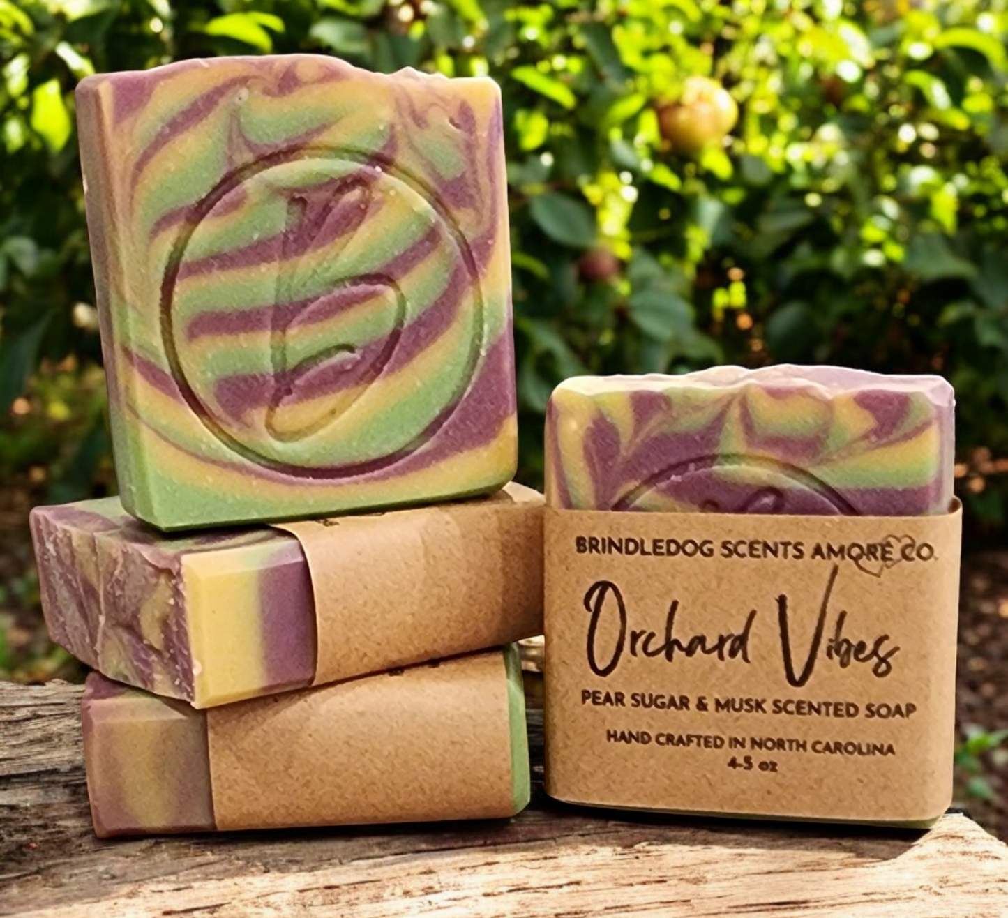 Orchard Vibes- Pear Sugar & Musk Scented Soap Bar 4-5 oz