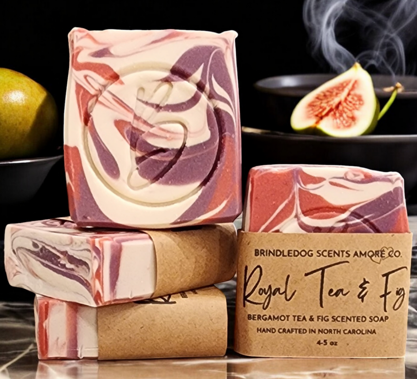 Royal-Tea White Tea & Fig Scented Soap Bar 4-5 oz