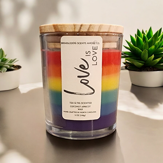 Love Is Love 5 oz Handcrafted Soy Candle