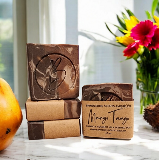 Mango Tango- Mango & Coconut Milk Scented Soap Bar 4.5 - 5 oz