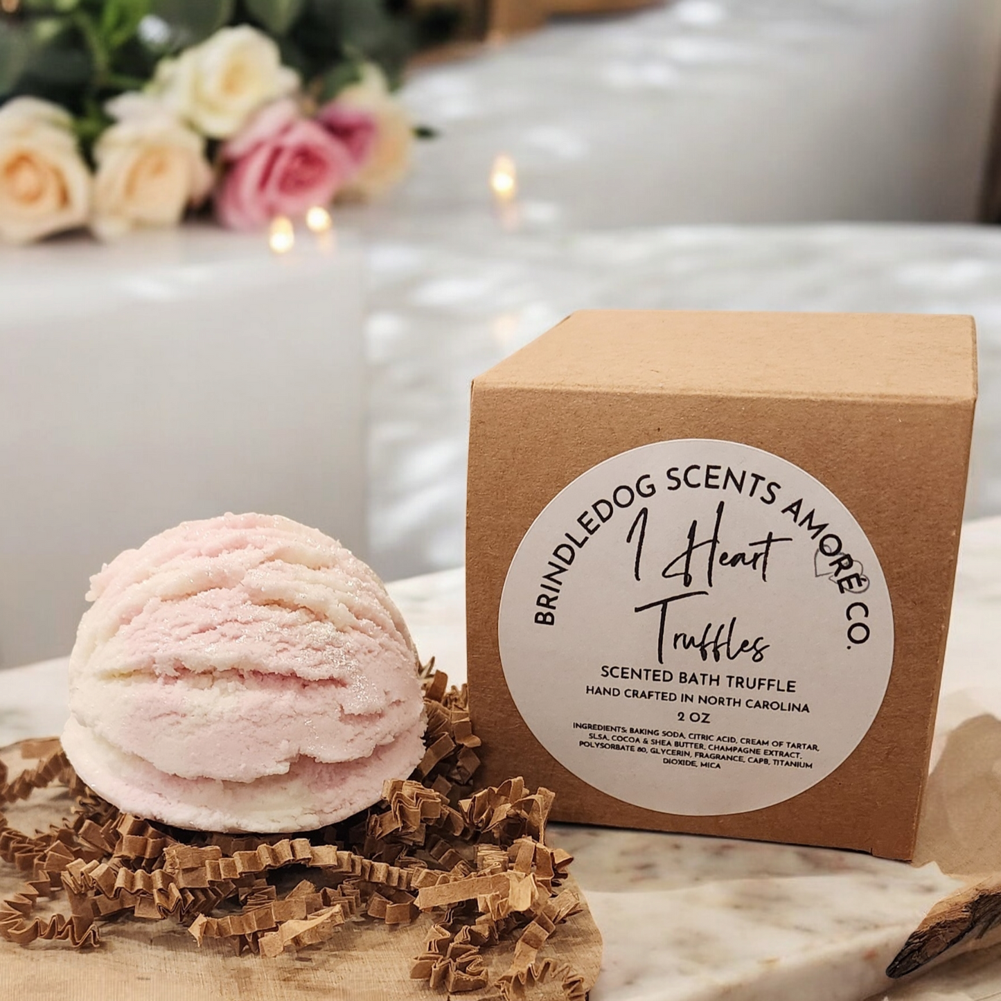 I Heart Truffles-  Scented Bath Truffle 2 oz