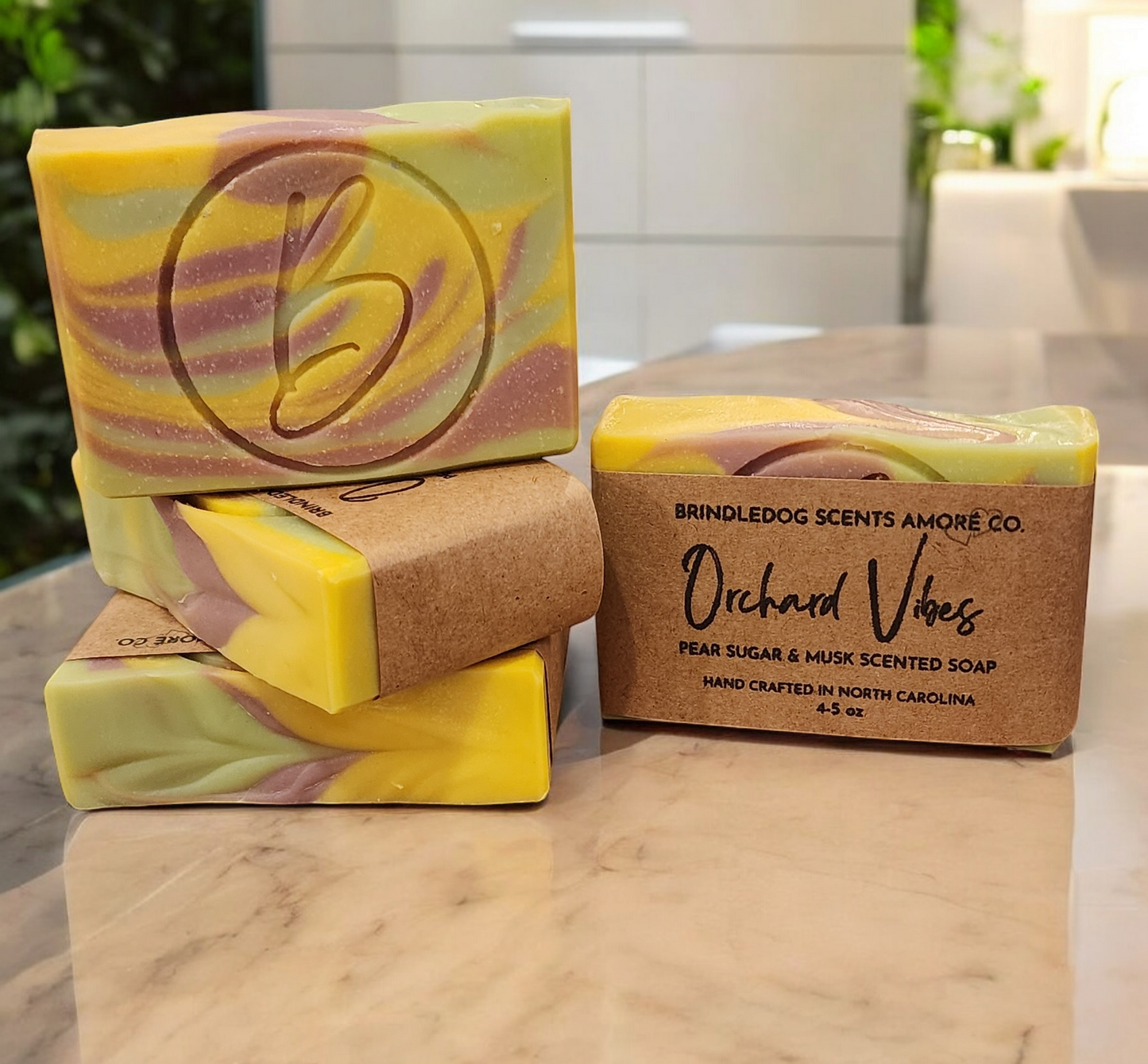 Orchard Vibes- Pear Sugar & Musk Scented Soap Bar 4-5 oz