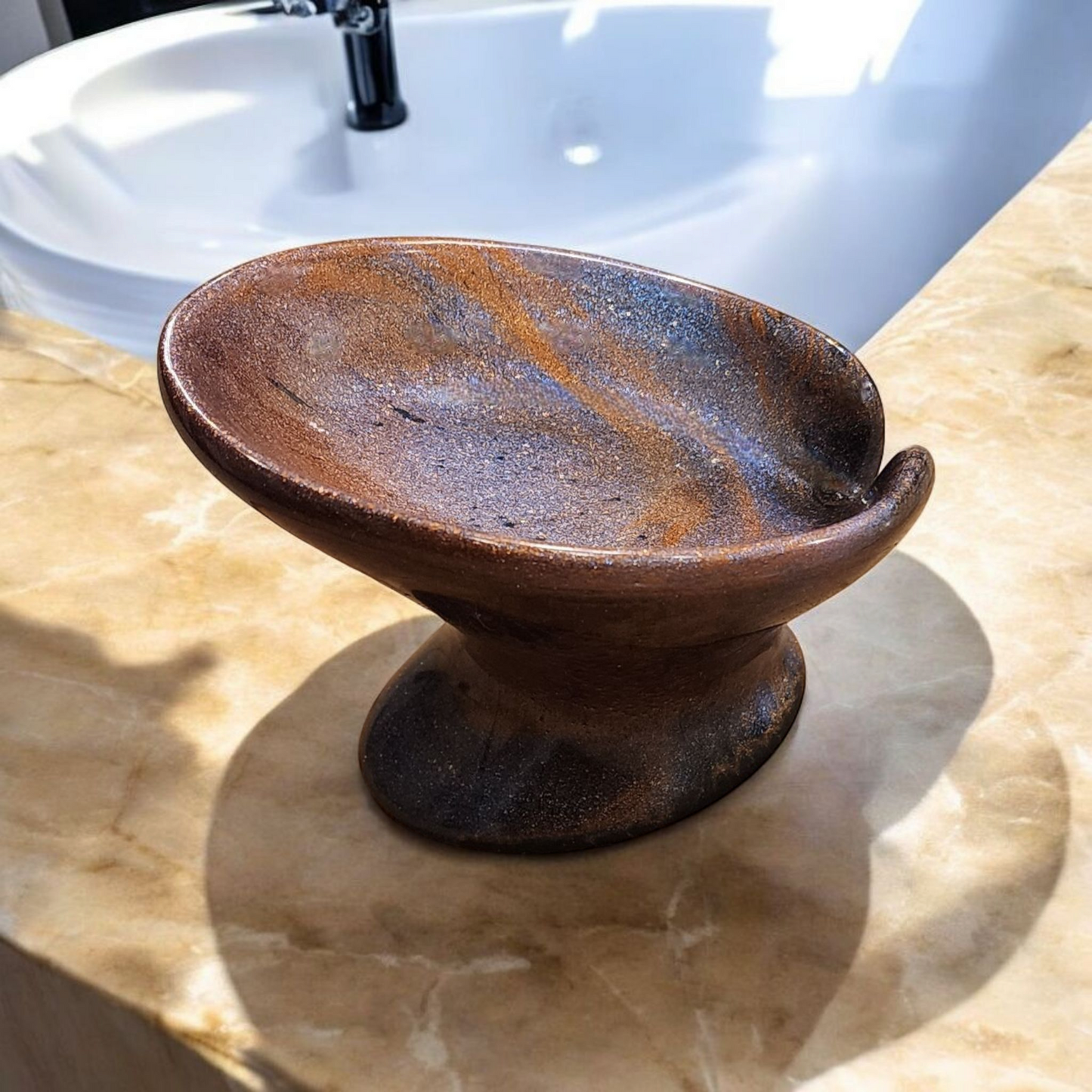 Handmade Soap Dish- Pedestal Style