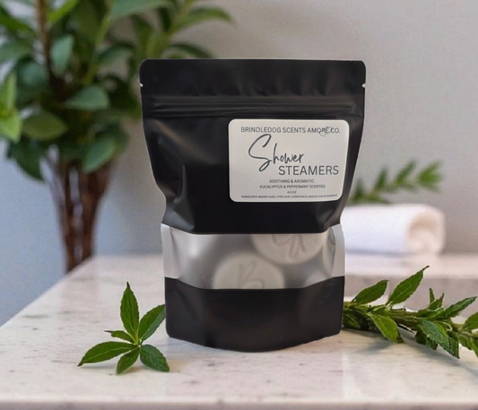 Shower Steamers- Peppermint & Eucalyptus Scented 6.5 oz