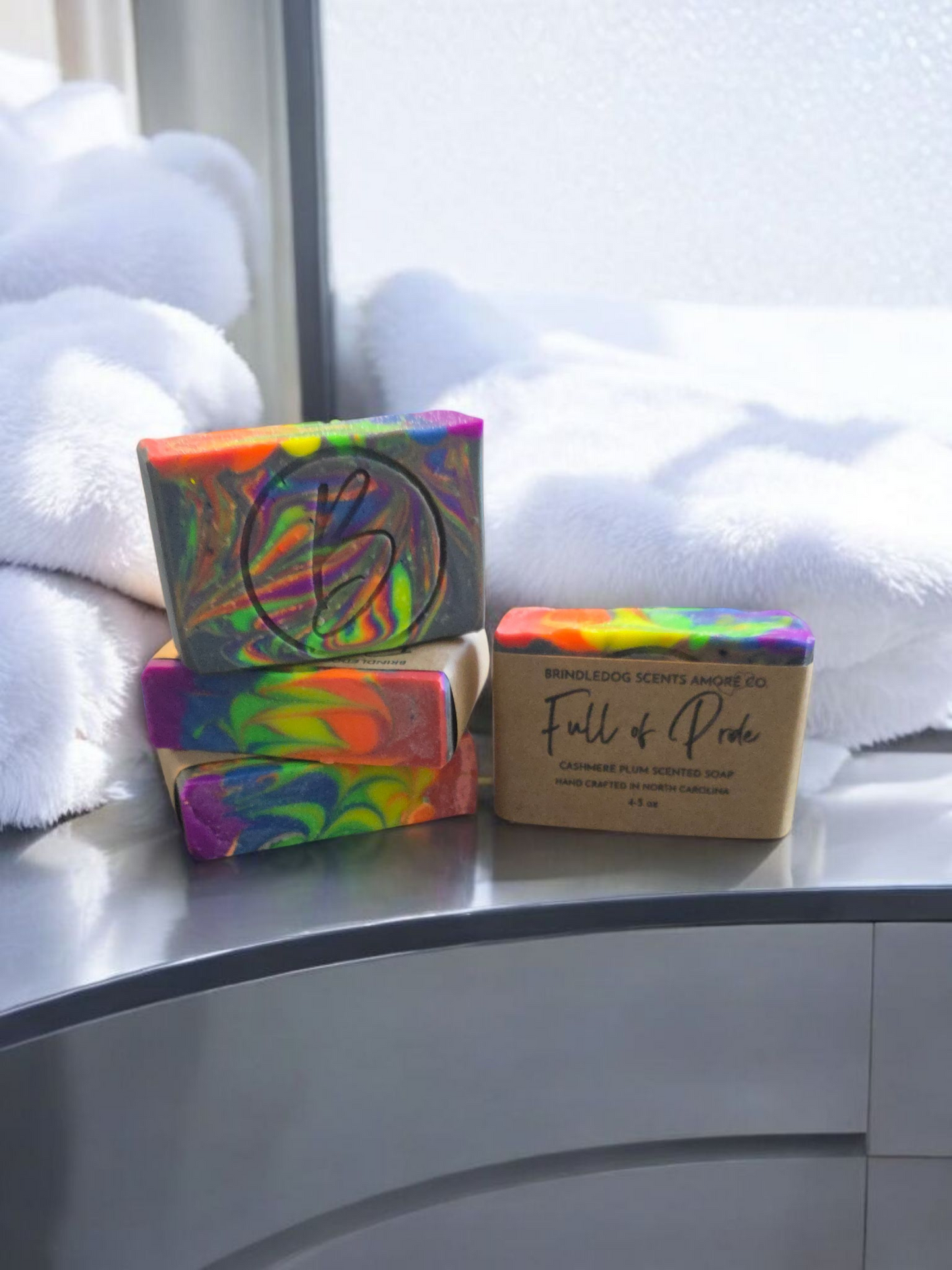 Full Of Pride- Cashmere Plum Scented Soap Bar 4 - 5 oz