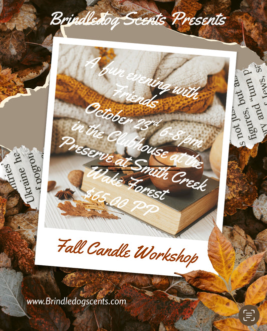 Fall Candle Workshop at The Clubhouse at The Preserve at Smith Creek-Wake Forest, NC
