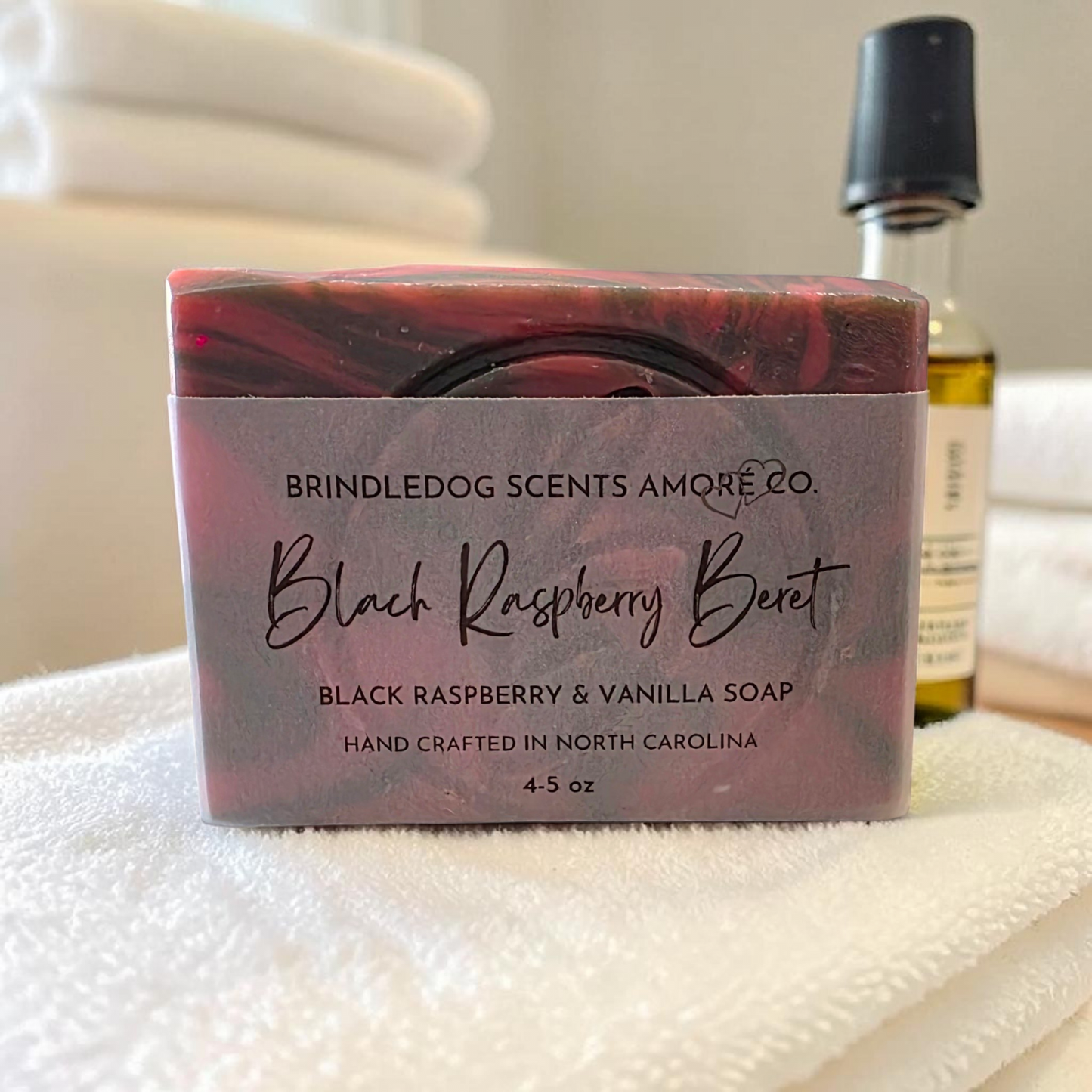 Black Raspberry Beret- Black Raspberry & Vanilla Scented Soap Bar 4 - 5 oz