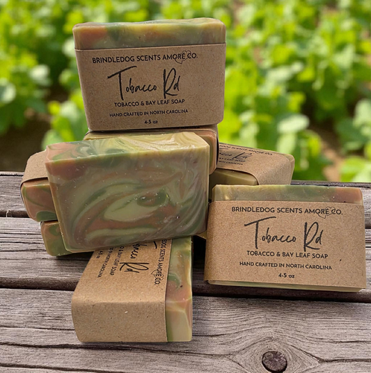 Tobacco Rd - Tobacco & Bay Leaf Scented Soap Bar 4-5 oz