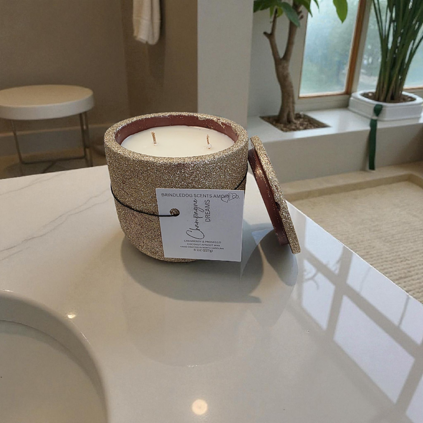Champagne Dreams 9 oz Cranberry & Prosecco Scented-Sparkle Series