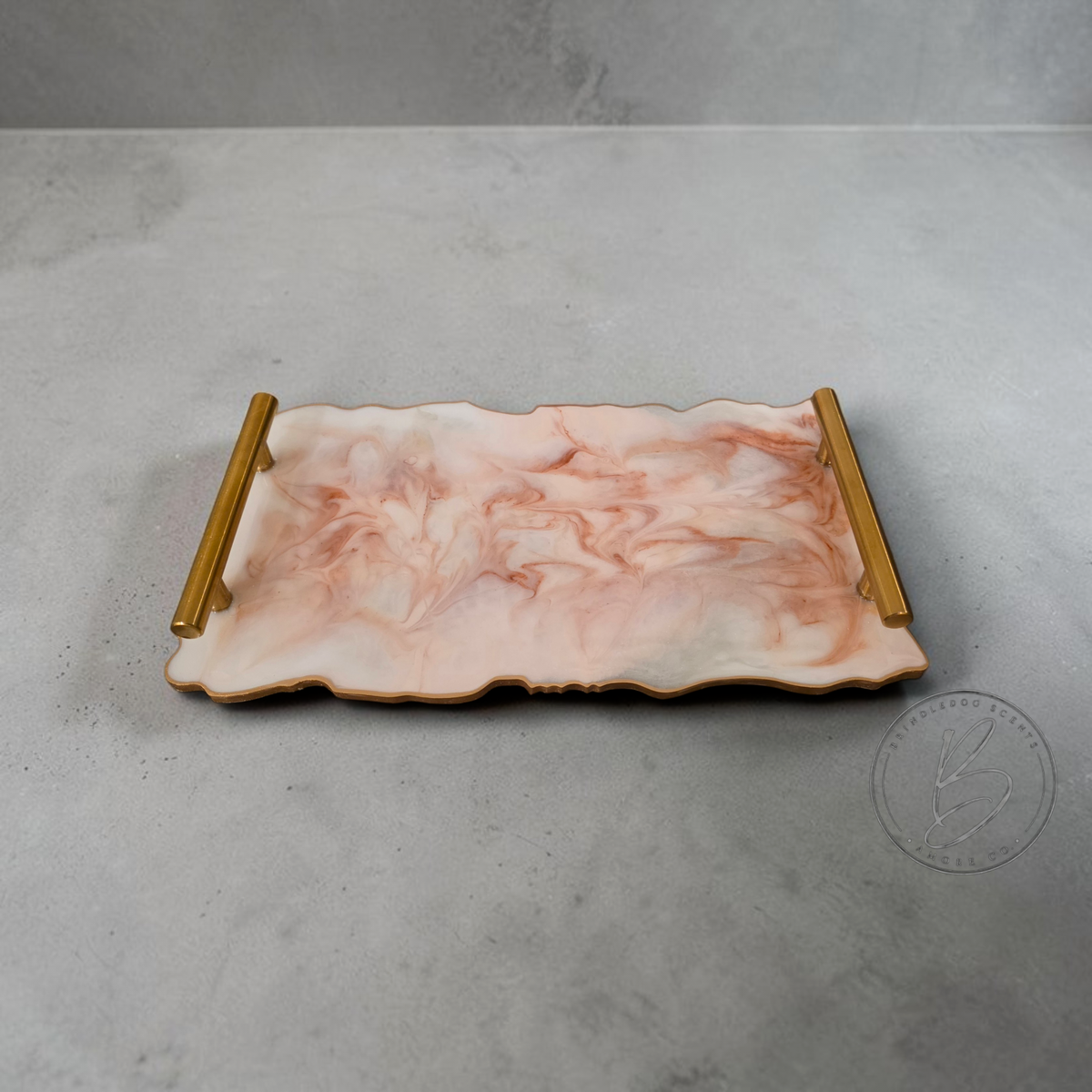 Decorative Abstract Resin Serving Tray (Food Safe)