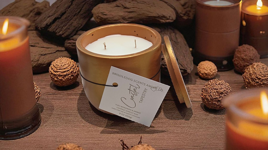 Coastal Tapestry- 9 oz Mandarin Yuzu & Amber Scented-Golden Fire Series